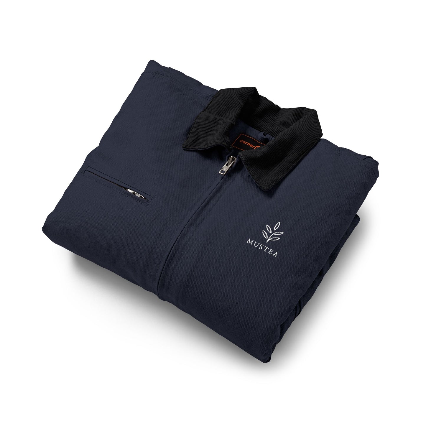 Embroidered Oak Leaf Work MusTea Jacket — Durable CornerStone Duck Cloth