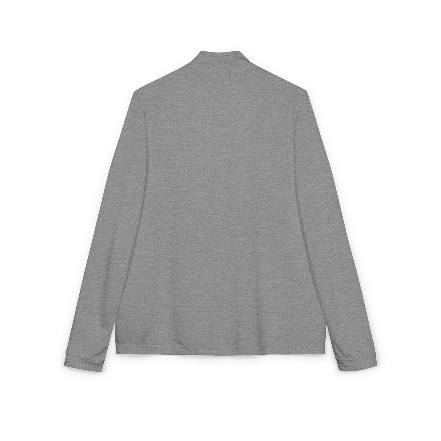 Embroidered Quarter-Zip MusTea Pullover — Lightweight adidas® Performance Top