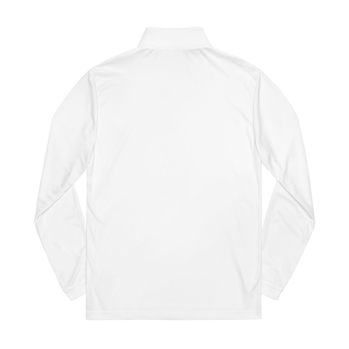 Embroidered Quarter-Zip MusTea Pullover — Lightweight adidas® Performance Top