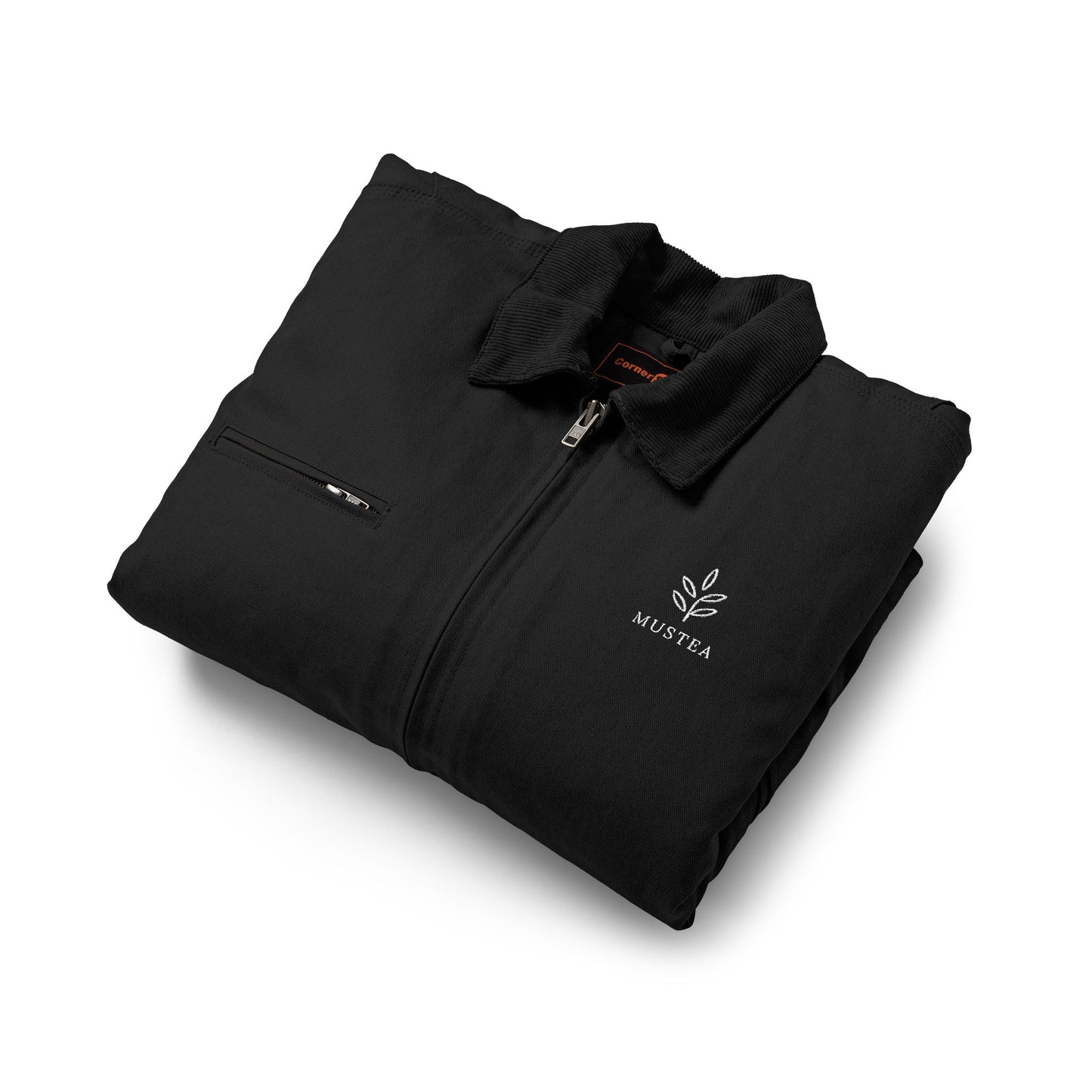 Embroidered Oak Leaf Work MusTea Jacket — Durable CornerStone Duck Cloth